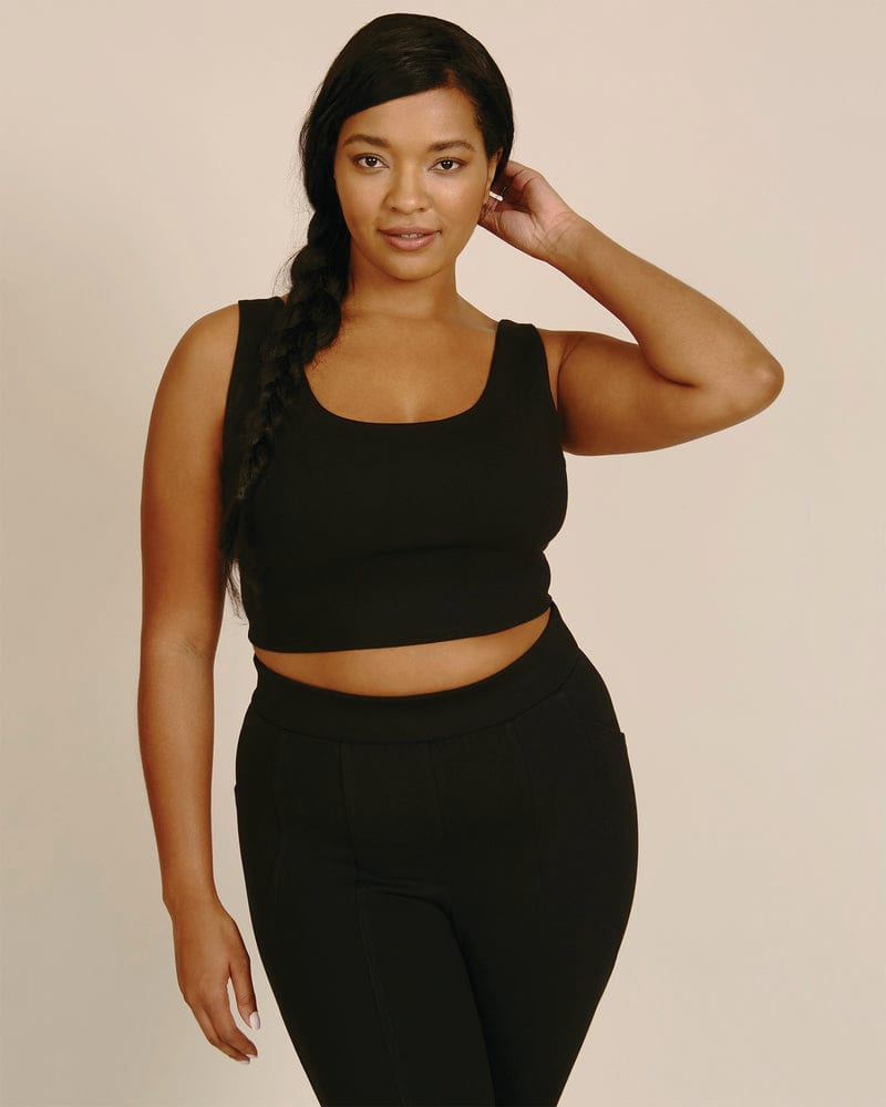 Plus size model wearing Everyday Bralette by 11 Honoré Collection | Dia&Co | dia_product_style_image_id:199669
